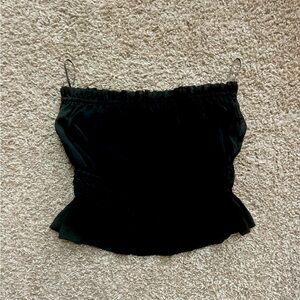 Nordstrom Strapless Black Top Size Medium